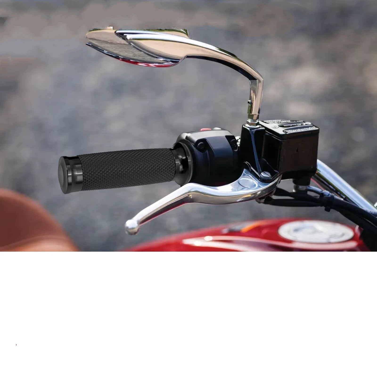 Coprimanubrio Moto Manopole Anti Manica Per Touring XL Manopole manubrio moto | Copri Manubrio Per Moto Da 1 "25 Mm. Manopole Universali Per Manubrio. Manicotto Antivibrante(Style A)