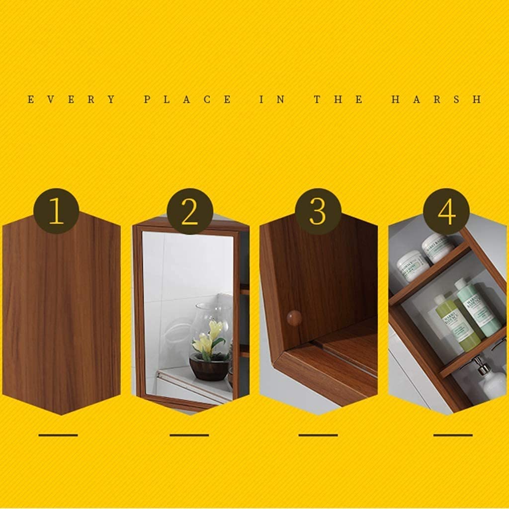 GArcan Gabinete con Espejo para baño, botiquines, gabinete para baño, Espejo para Colgar en la paRot, gabinete con Espejo para el hogar, gabinete de Almacenamiento, Espejo para baño, para Colgar en