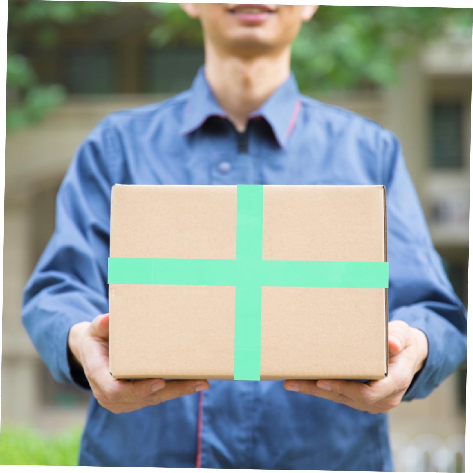 3 Rouleaux Ruban Adhésif Vert pour de Ruban Multi Usage pour Déménagement et Expédition pour les Boîtes et Marquer les Produits