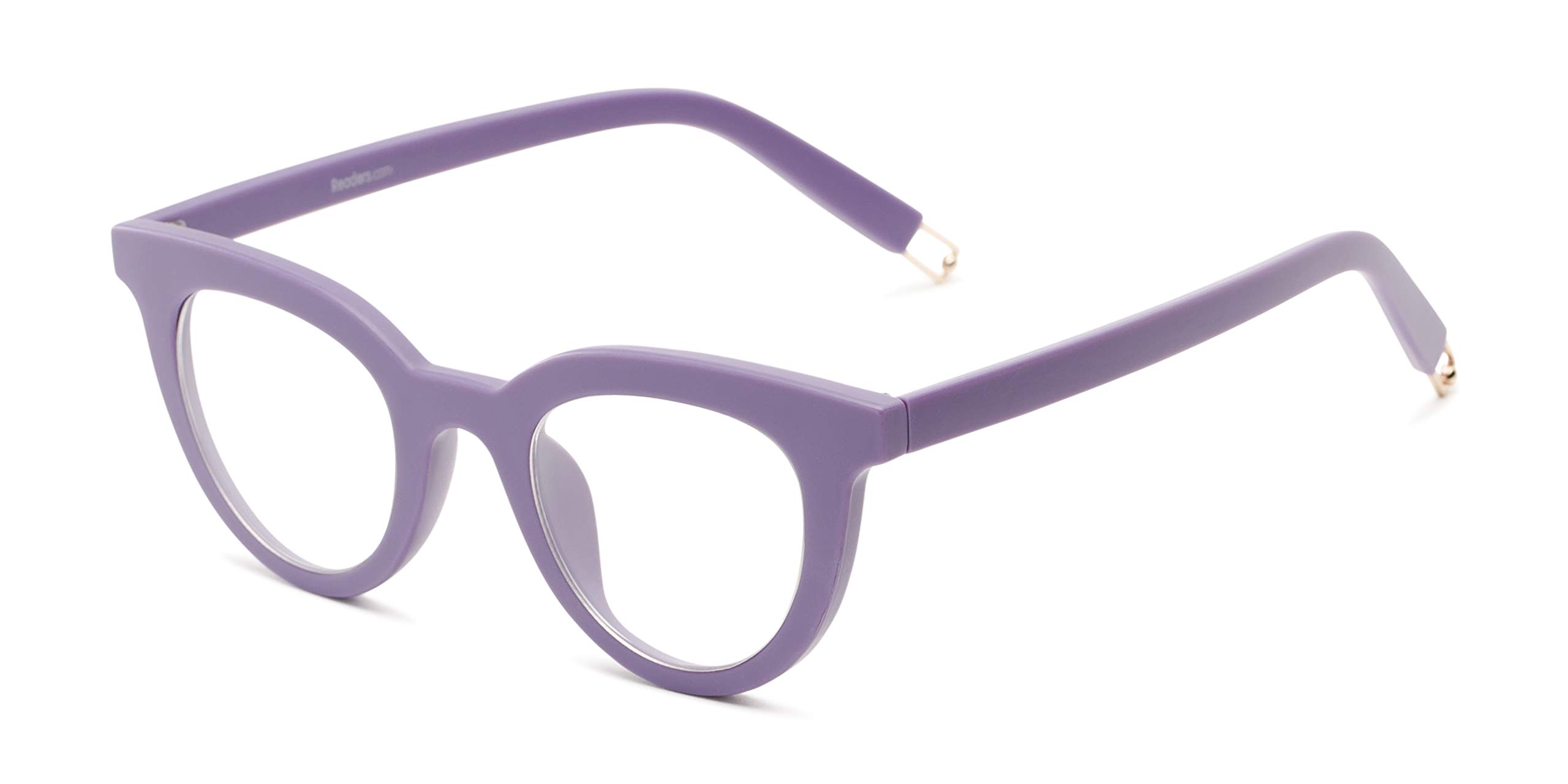Cat Eye Reading Glasses in Matte Purple by Readers.com | The Beatrix | +1.50