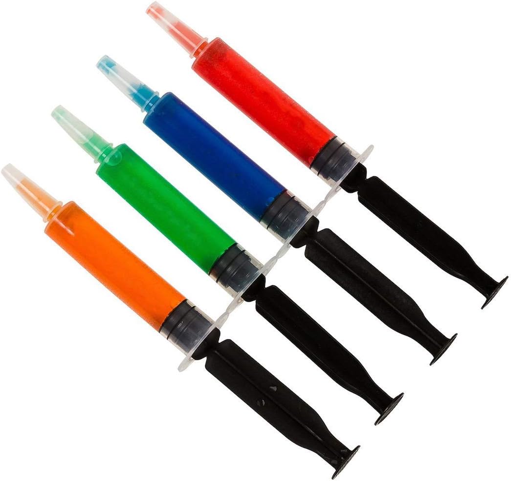 Party Syringes - 50 Pack 20ml Black Plastic Injectors Individually Wrapped - Party Supplies for Feeding, Birthday, Bachelorette, Halloween and NYE Party (Black)