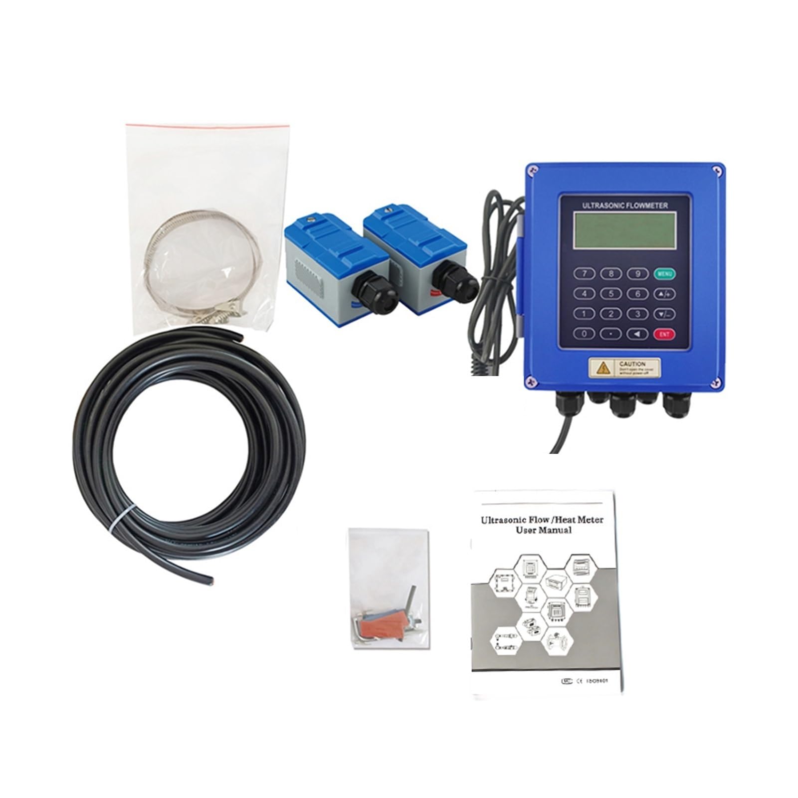Przepływomierz ultradźwiękowy, Przepływomierz ultradźwiękowy Przepływomierze TUF-2000B-TM-1 Przetwornik DN50mm-DN700mm Ultradźwiękowy przepływomierz cieczy Typ ścienny