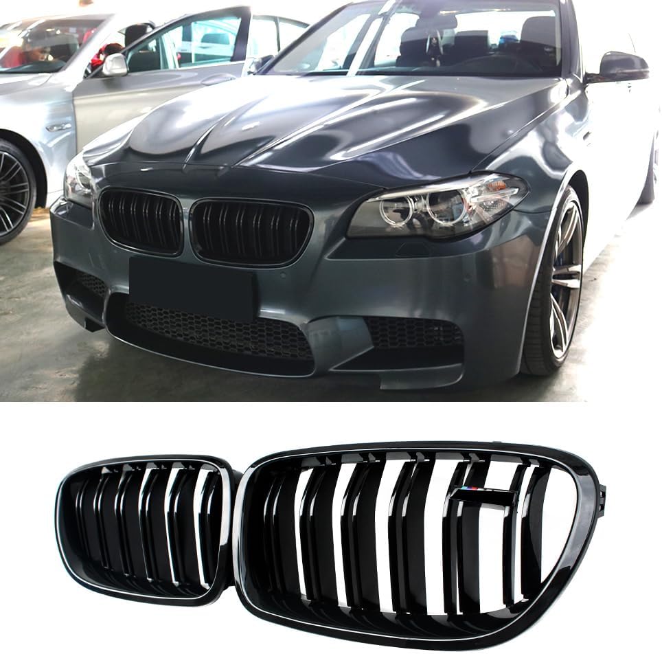 Glossy Black Grille Front Kidney Grill for BMW 5 Series F10 F11 M5 550i 535i 2010-2016 Car Accessories