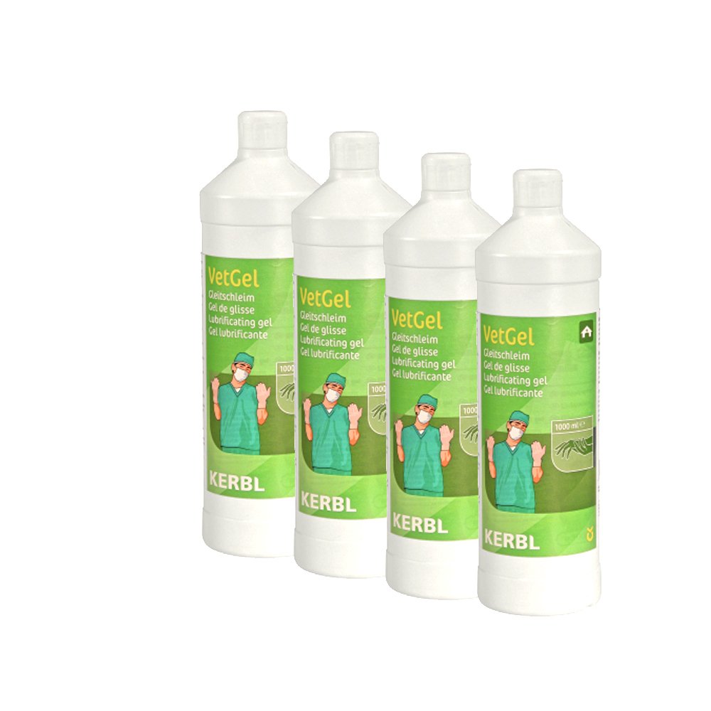 veterinär gleitgel Unbekannt Kerbl Gleitschleim Vet Gel 4x 1000ml**