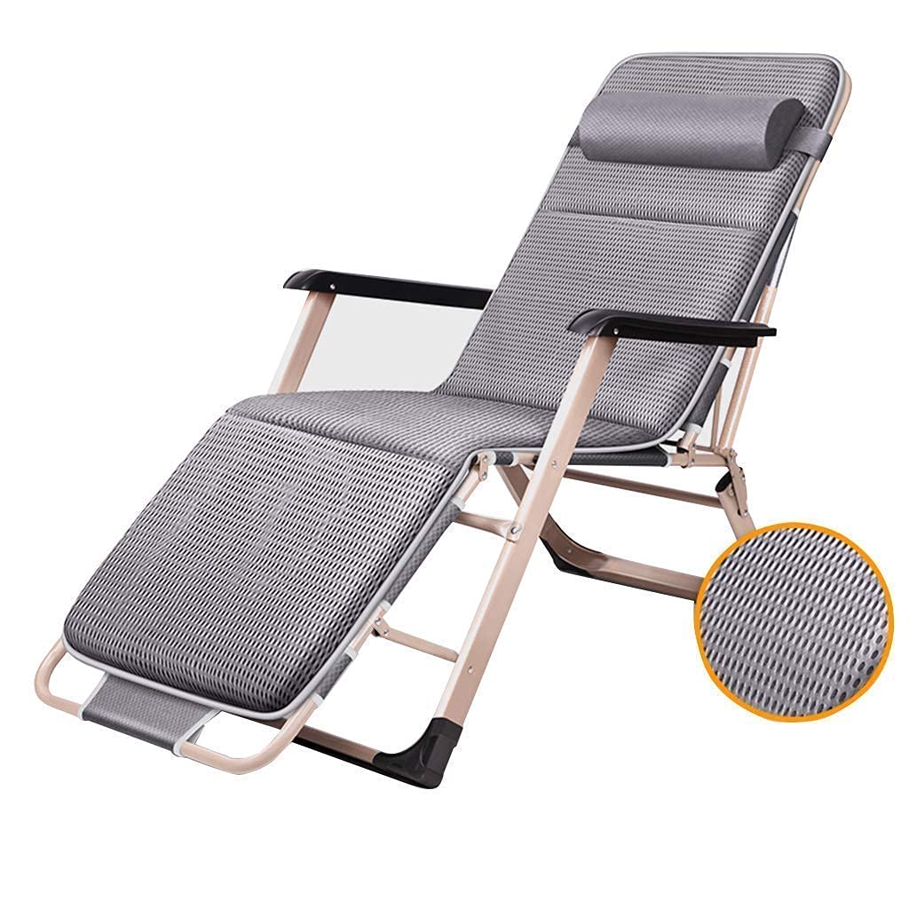 Chaises longues pliantes haut de gamme | Fauteuil inclinable robuste pour patio et jardin