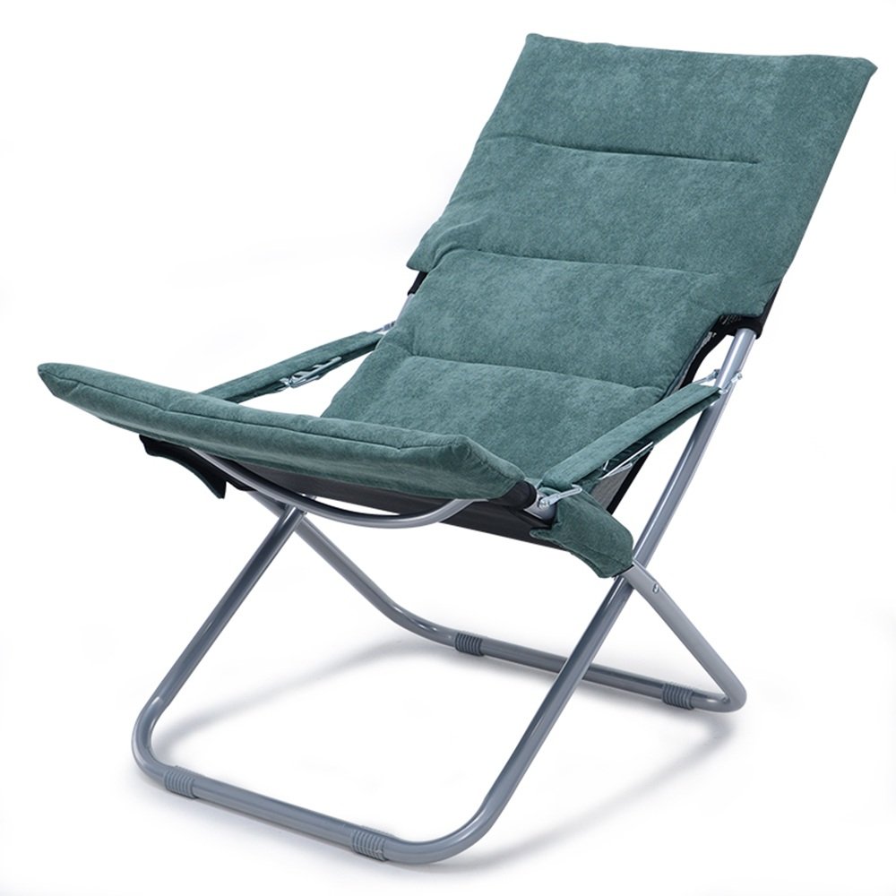 Chaise longue de jardin pliante verte 88x60cm pour balcon et terrasse