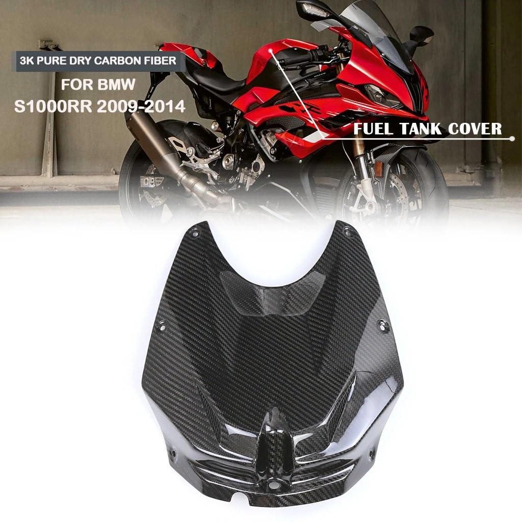 Do S1000RR 2009-2014 3K Sucha Osłona Ochronna | Zestaw owiewek zbiornika paliwa z włókna węglowego