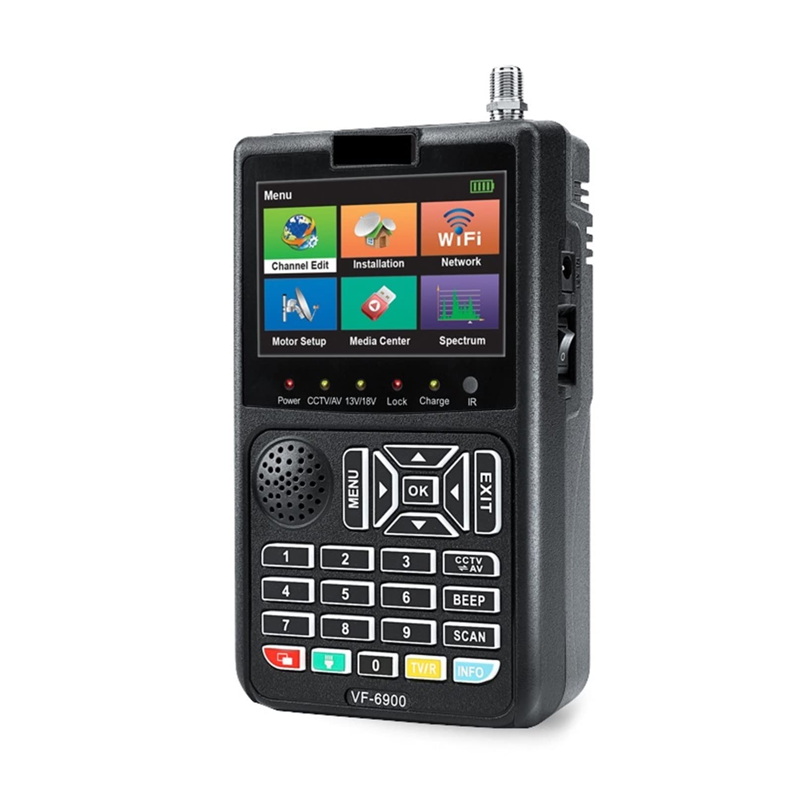 VF-6900 HD Digital Satellite Finder DVB-S/DVB S2/Finder Meter 3.5 "TFT LCD for Ricevitori TV Satellitare ST-5150 Decodificatore del ricevitore(VF-6900)