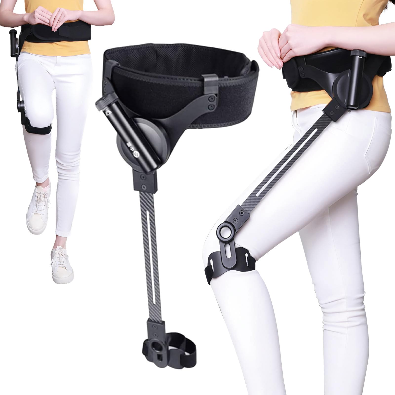 ERSINIAN Wearable Bionic Leg Exoskeleton, Adjustable Strength Walking Aid for Mobility Support, Assistive Equipment for Adults and Elderly, Daily Travel and Use