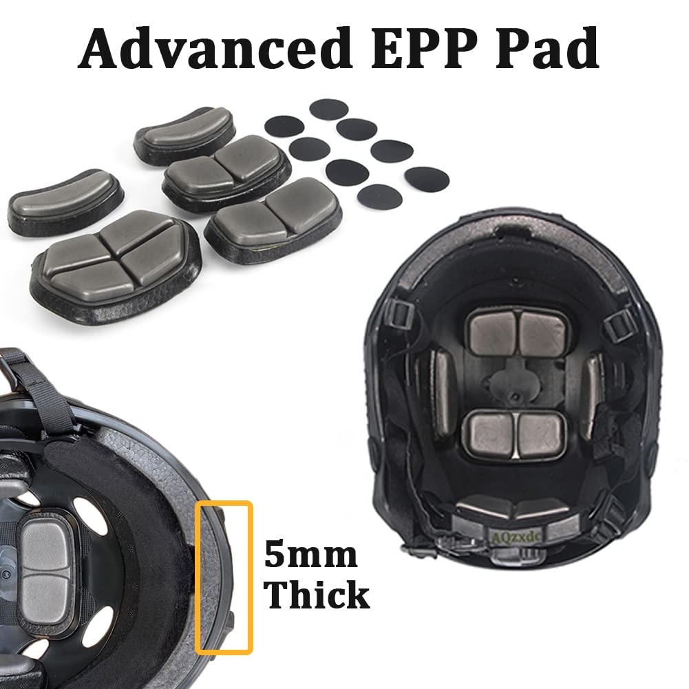 Set Casco Veloce, Equipaggiamento Protettivo in Stile Militare con Auricolare Tattico e Copertura per Casco, per La Caccia All'aperto di Paintball Airsoft