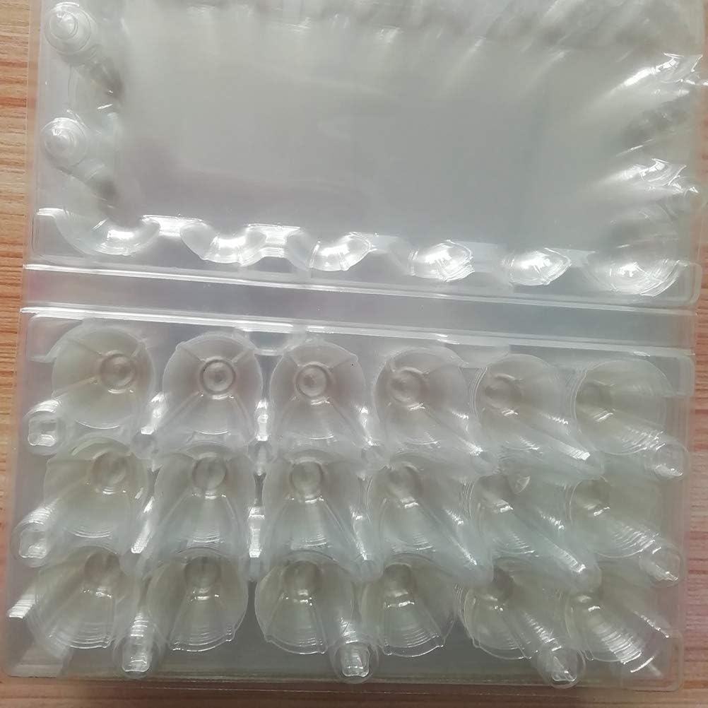 Hemoton 50 Pcs 18 Grids Quail Egg Cartons Egg Holders with Cover Plastic Egg Tray Eggs Storage Box for Refrigerator