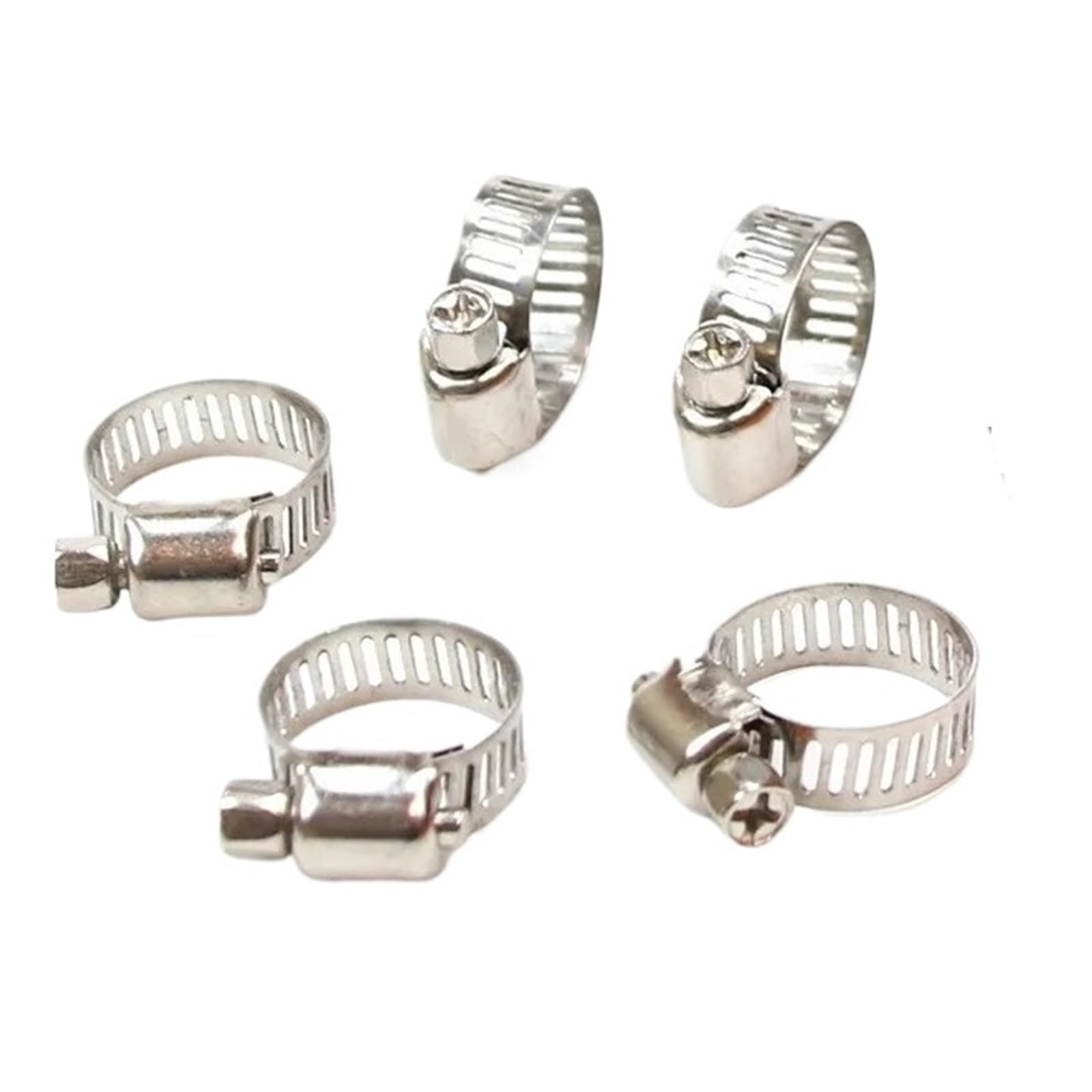 80 Pièces Colliers De Serrage 8mm-51mm En Acier Inoxydable Cerceau Pince Ensemble Automobile Tuyaux Outil Fixe