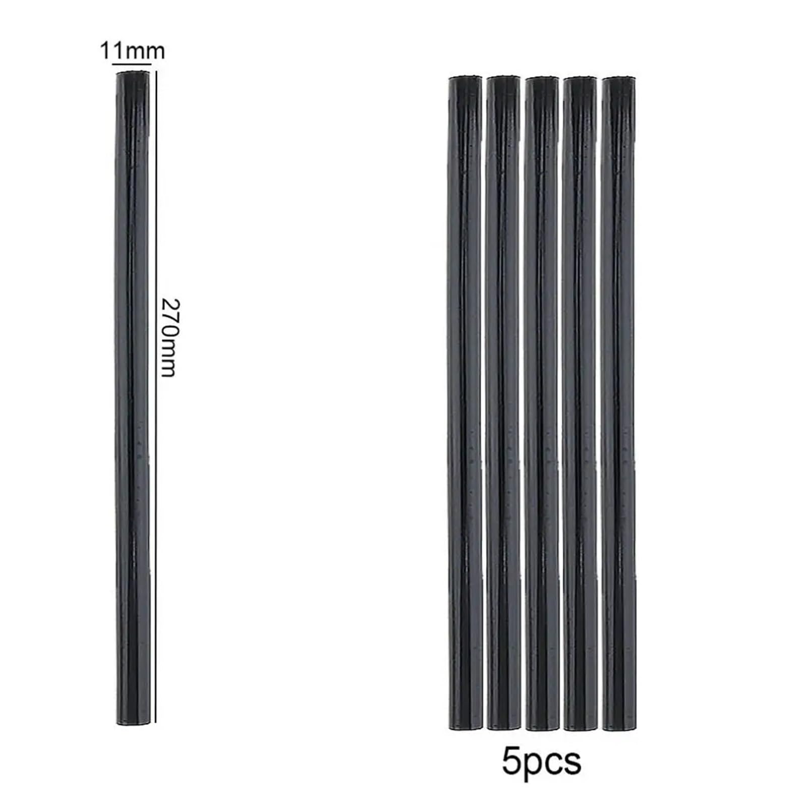 HeißKlebestifte 50 Teile/satz 11mm x 270mm Schwarz Hot Melt Klebestifte Klebstoff DIY Werkzeuge for Reparatur Legierung Zubehör Werkzeug FüR Heimwerken Reparieren