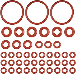 45 個 O リングシールガスケットシールメンテナンスセット高シリコンシールリングコーヒーマシン修理部品シリコン O リングシールガスケット