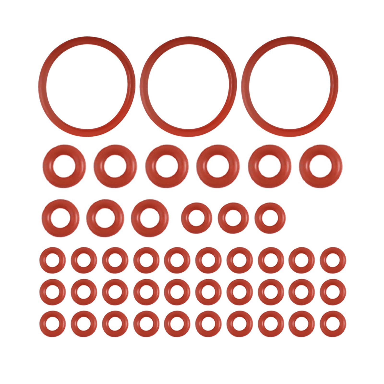 JDNH 45Pcs Silicone O Rings Sealing Gasket Seals Maintenance Set Coffee Machine Gaskets Replacement Parts Sealing Gasket Replacement Seals Maintenance Set