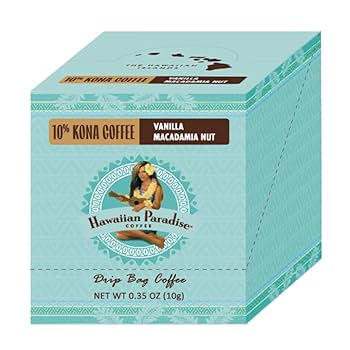 ハワイアンパラダイス　バニラマカダミアナッツコーヒー　特大680g × 2袋 Amazon.co.jp: ハワイアンパラダイスコーヒー 10%コナ バニラ