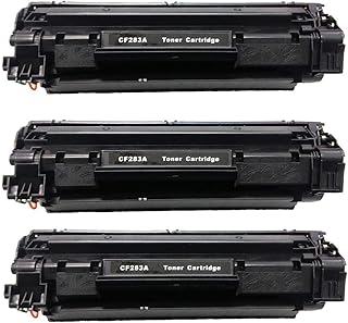 Kit 03 toner compatível com 83a Cf283a para impressoras M125a M201 M225 M226 M202 M127
