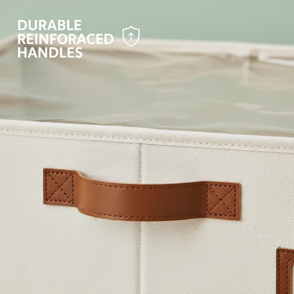 StorageWorks Under Bed Storage Containers with Ultra-thick Fabric Underbed Bins, Closet Organizer for Clothes, Blankets, Sweater