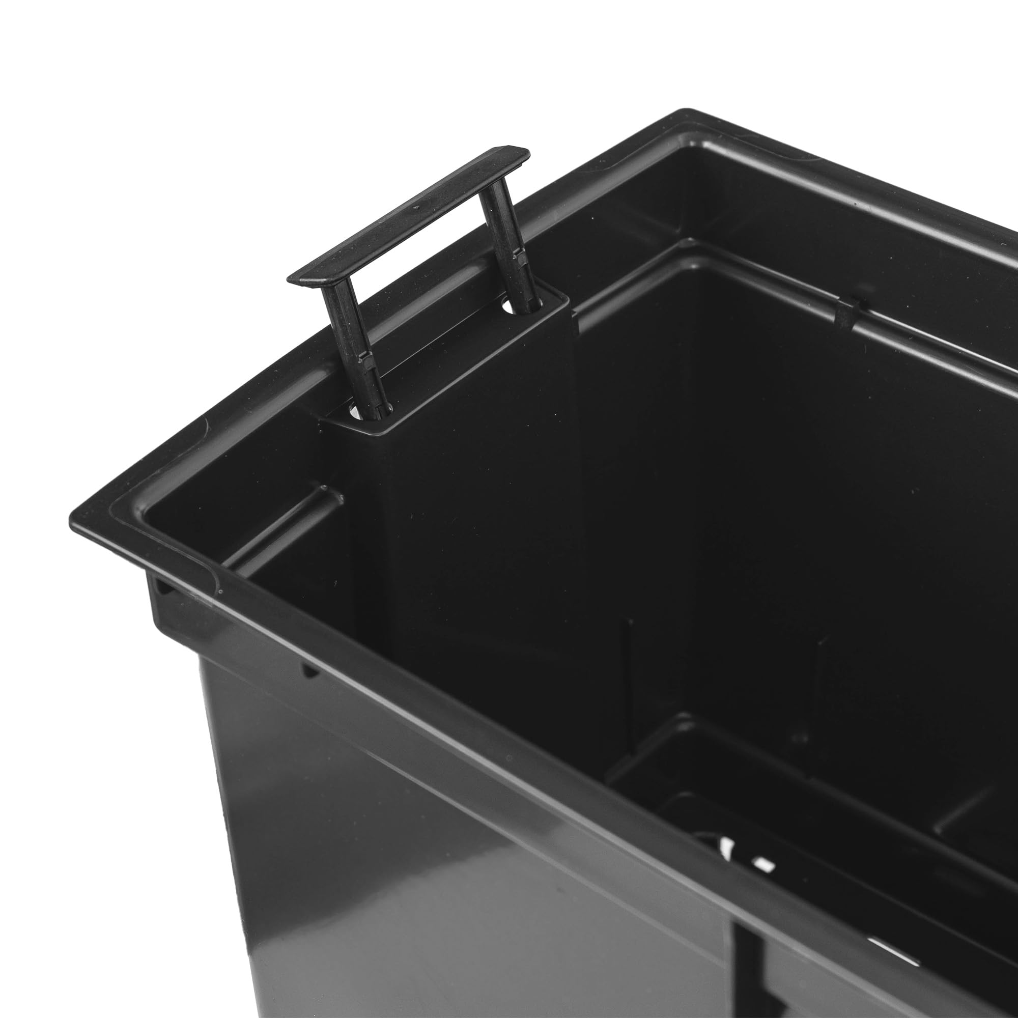 KADAX Wkładka 56 cm, do skrzynki na kwiaty, czarna wkładka na rośliny z tworzywa sztucznego, wkładka z tworzywa sztucznego, do skrzynki balkonowej i skrzynki na rośliny, wkład do doniczki wewnętrznej