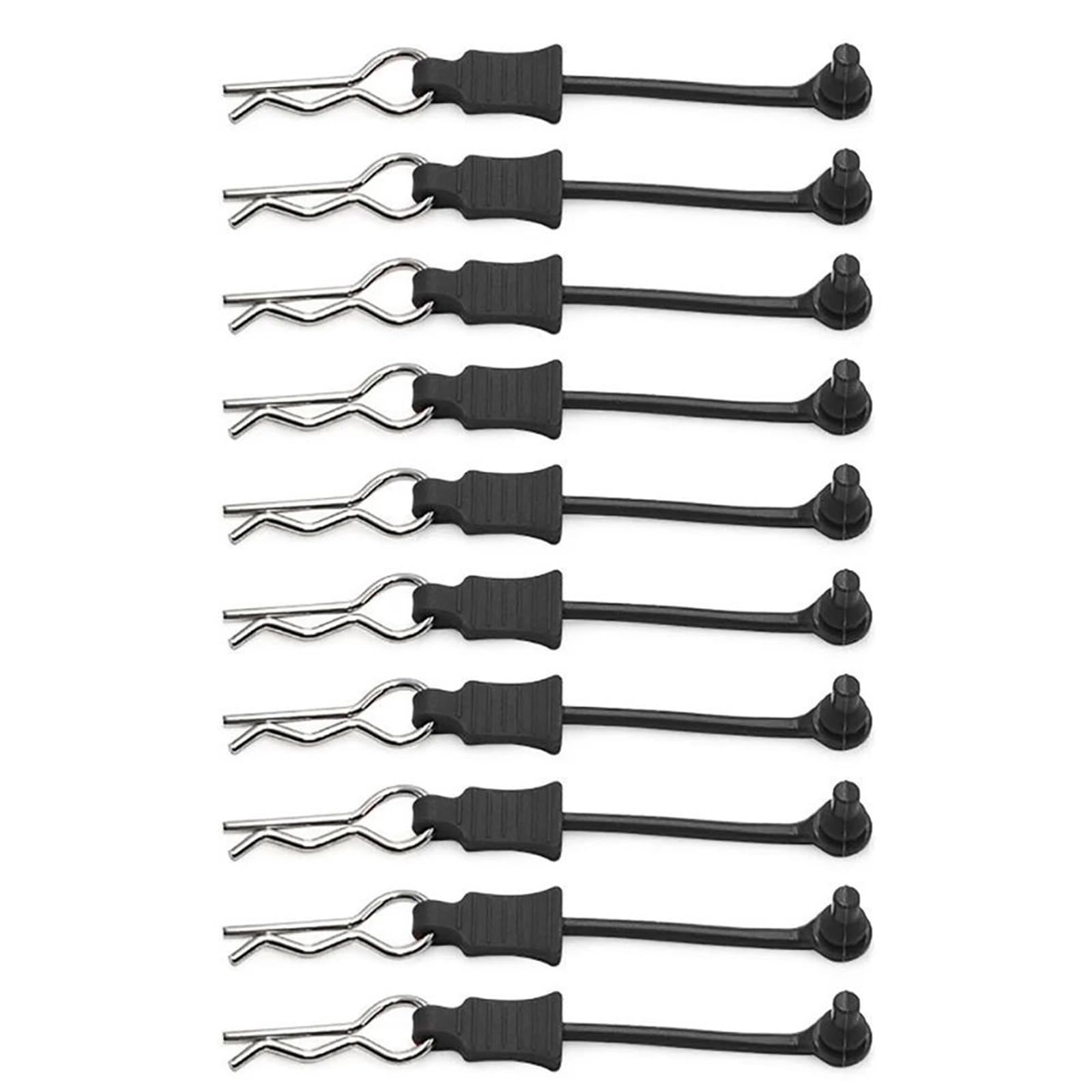 Retenedor Clip Cuerpo Acero 10Uds para Arrma 1/7 1/8 RC Coche Piezas para RC