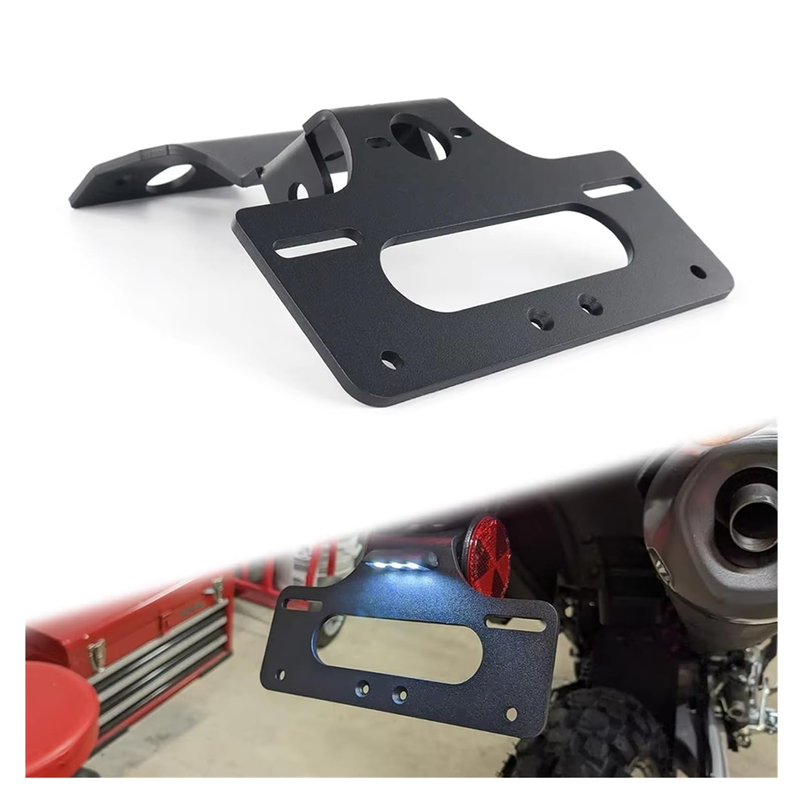 Moto Supporto Targa Per CRF300L Per RALLY Per CRF300RX Per CRF300RL 2021-2025 Moto Posteriore Tail Tidy Kit Targa Staffa Di Supporto