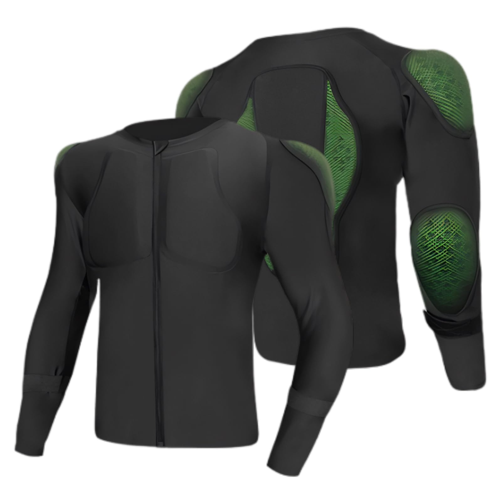 Motorcycle Armor Shirt, Breathable Sweatproof Motorcycle Protective Jacket Full Body Armor, Shoulder Chest Back Elbow Guard, Riding Protective Gear for Skiing Downhill Racing