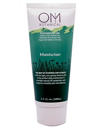 La mejor crema hidratante orgánica a base de plantas: loción facial y corporal ayurvédica, vegana, equilibrada con pH equilibrado. Apto para