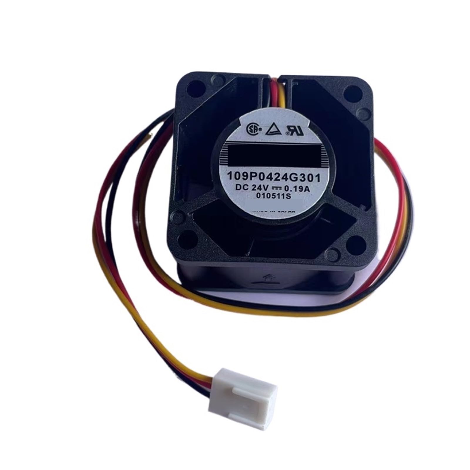 4028 109P0424G301 DC 24V 0.19A 40x40x28mm 3-Wire Server Cooling Fan