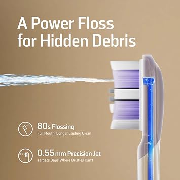 Soocas NEOS II Ultra Electric Toothbrush with Water Flosser, Champagne Gold
