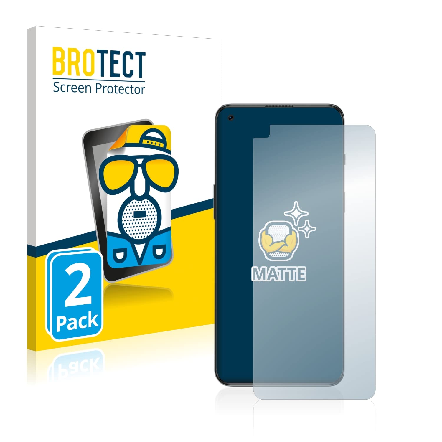 brotect Pellicola Protettiva Opaca per OnePlus Nord 2T 5G Pellicola Protettiva Anti-Riflesso (2 Pezzi