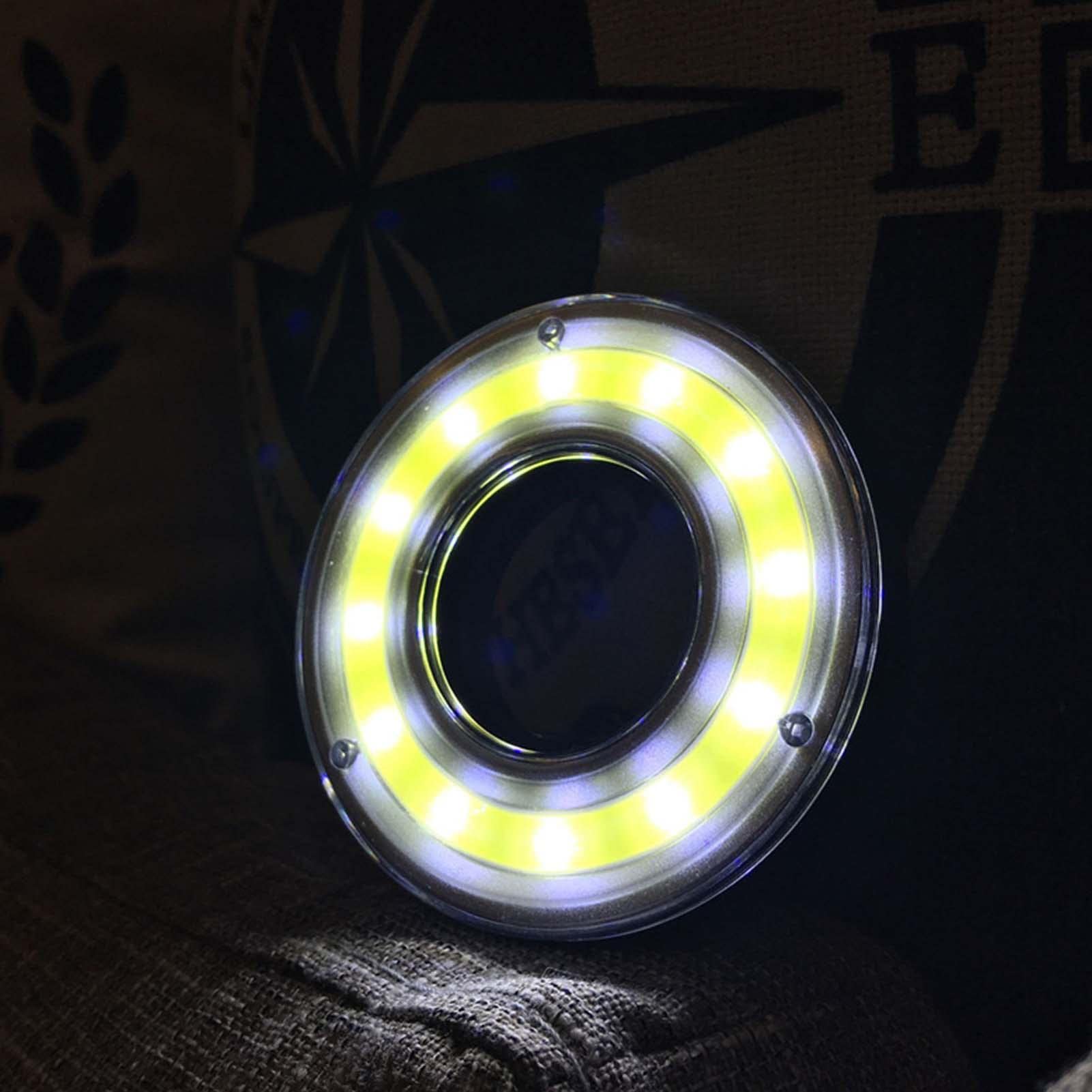 backlight Golf à Disque - Tasses Lumineuses Golf,Mettre des Drapeaux et des poteaux Verts Mettre des Tasses Lumineuses dans Un Trou Golf Vert Qui Brillent dans Le Noir pour Jouer au