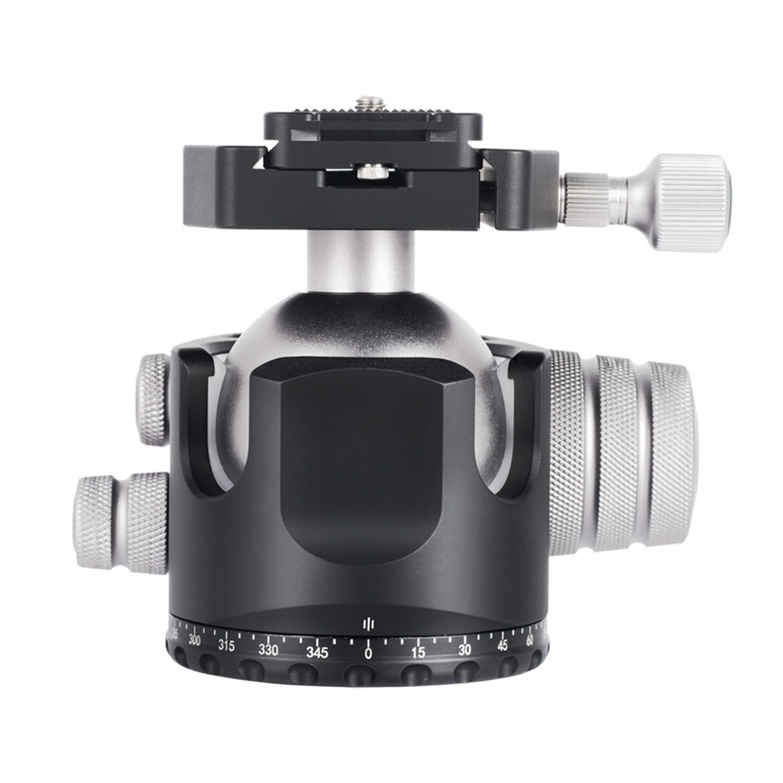 Generic Rótula de Bola de Trípode de Perfil bajo para Trabajo Pesado de 55 Mm para Telescopio de Cámara DSLR, Soporte Sólido como una Roca para Configuración Profesional, Función Panorámica para