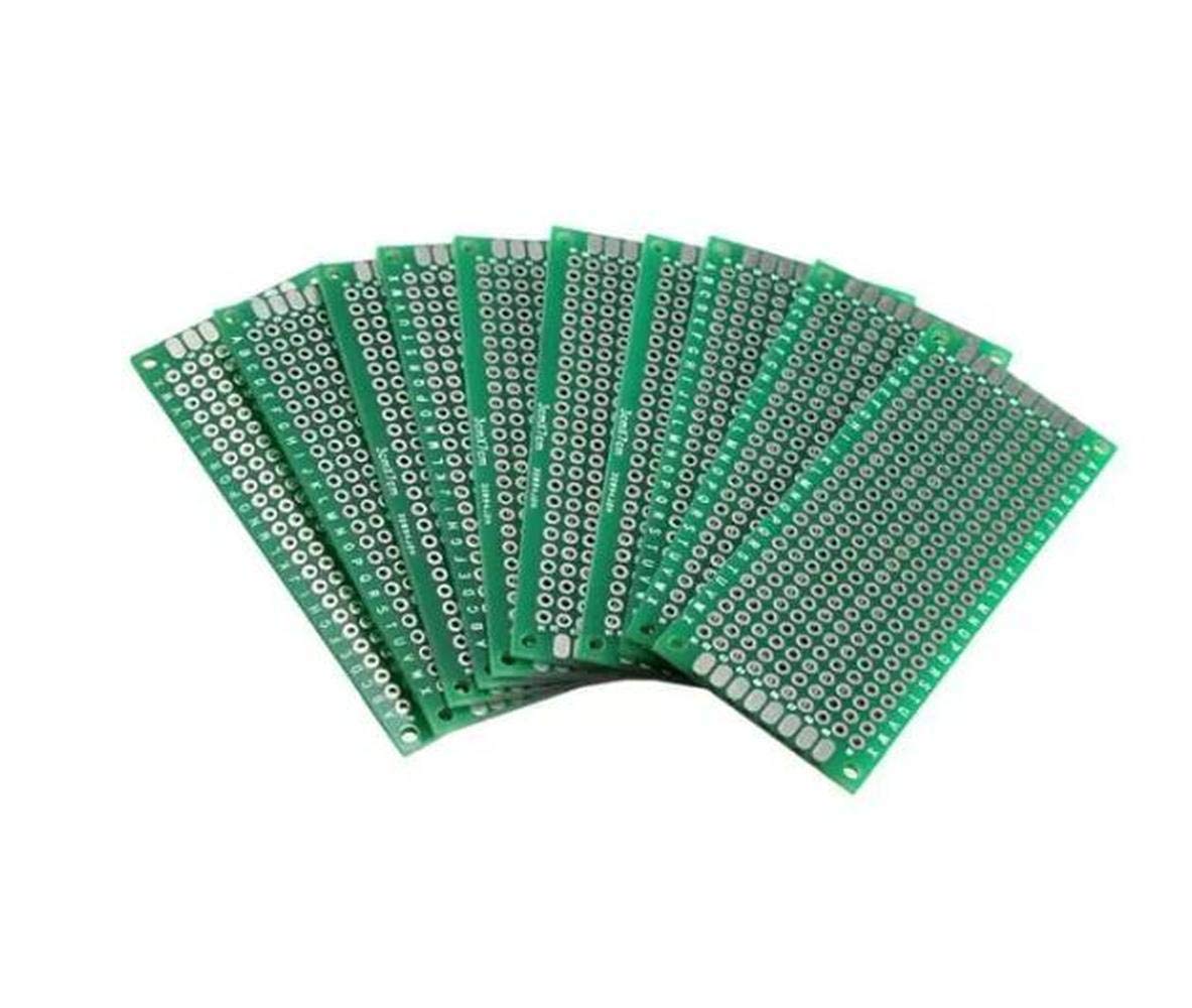 40pcs FR-4 2.54mm Placa De Circuito Impreso PCB Prototipo De Doble Cara