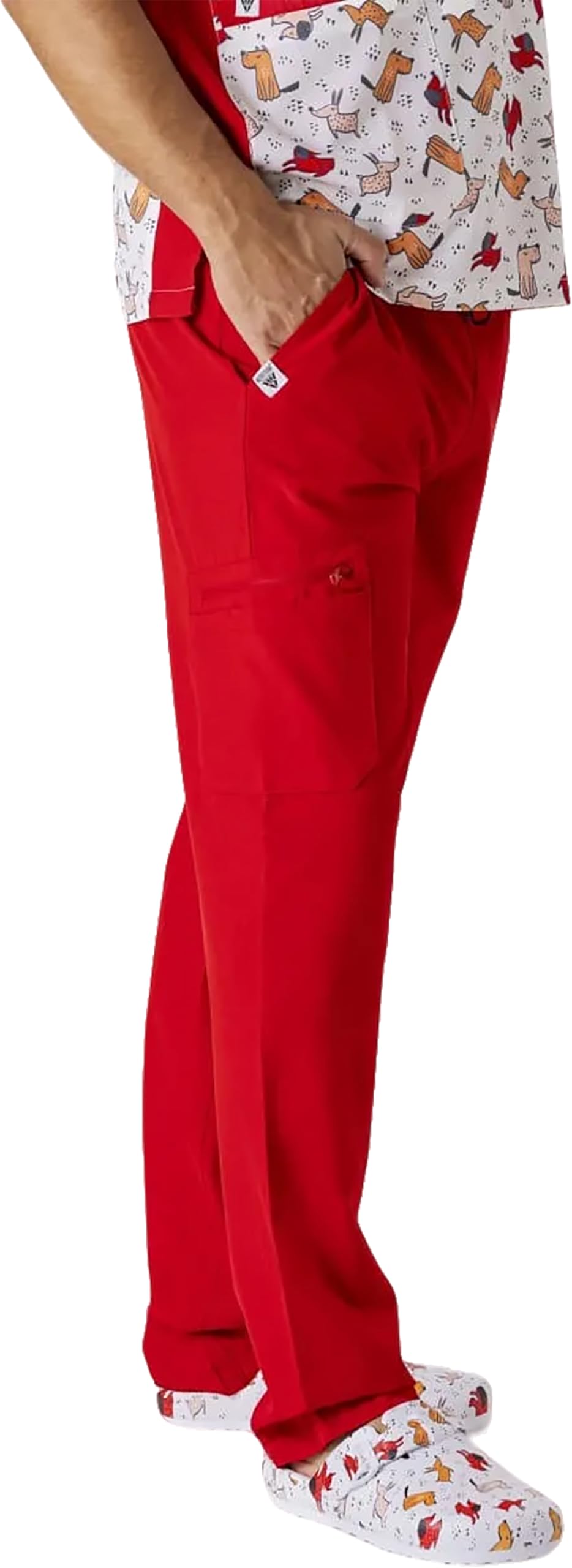 WORKTEAM Zuecos Sanitarios Estampados Ultraligeros De Eva con Hebilla Ajustable, Ergonómicos Y Anatómicos con Cámara Ortopédica para Un Confort Diario. Unisex
