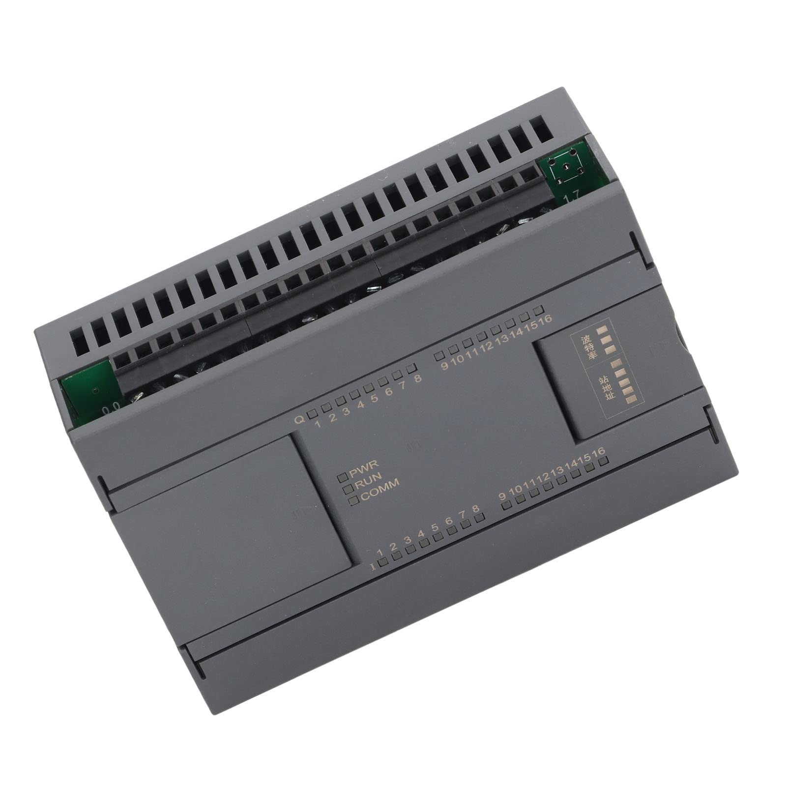 Módulo Controlador Lógico Programable Industrial - Nodo de Control de Adquisición de Señal - Placa de Control PLC con 16 Entradas 16 Salidas, Protocolo Esclavo CANopen y Puerto