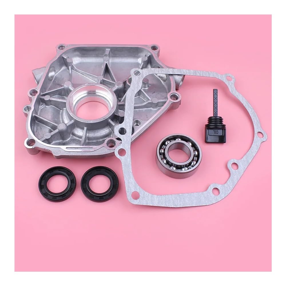 Junta de Tapa de cárter for H-nda GX160 GX200 GX 160 200 5.5HP 6.5HP Cojinete de cigüeñal Sello de Aceite Varilla de Nivel Pieza de Motor de cortacésped