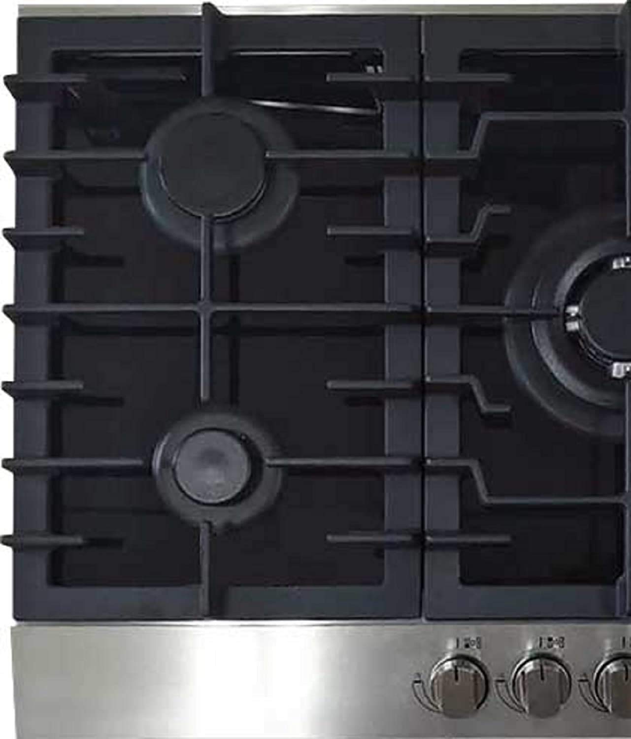 Kaiser KCG 9386 Turbo piano cottura da incasso a gas, 90 cm Gas gas/fondo nero in vetro/ceramica / 5 di alta qualità – Bruciatore Wok/ 4,5 KW/metano o gas propano