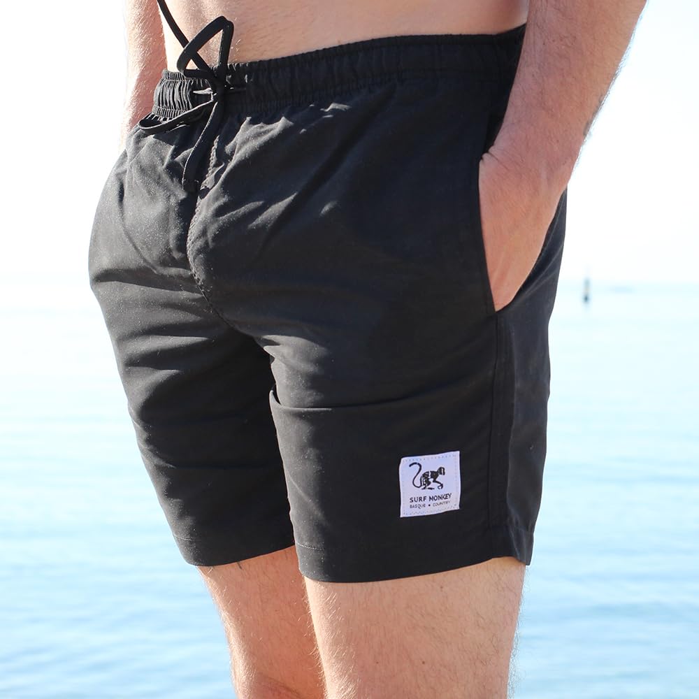 Surf Monkey Bañador Hombre Quick-Dry - Volley Short de Natación