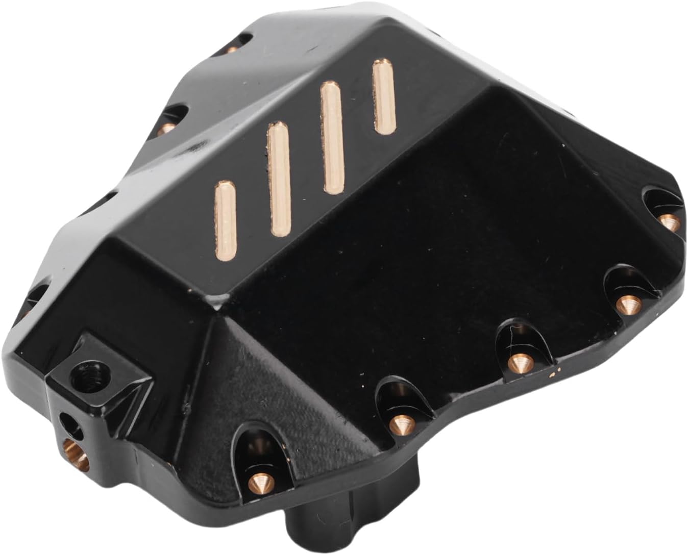 Brass Diff Cover Fit for MK07 RC Crawler Black Gold Front Rear Axle Diff Cover Counterweight