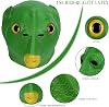 HUYIWEI Fish mask,green fish head,realistic animal latex mask,green fish mask headdress,including a pair of funny glasses,Halloween carnival costume