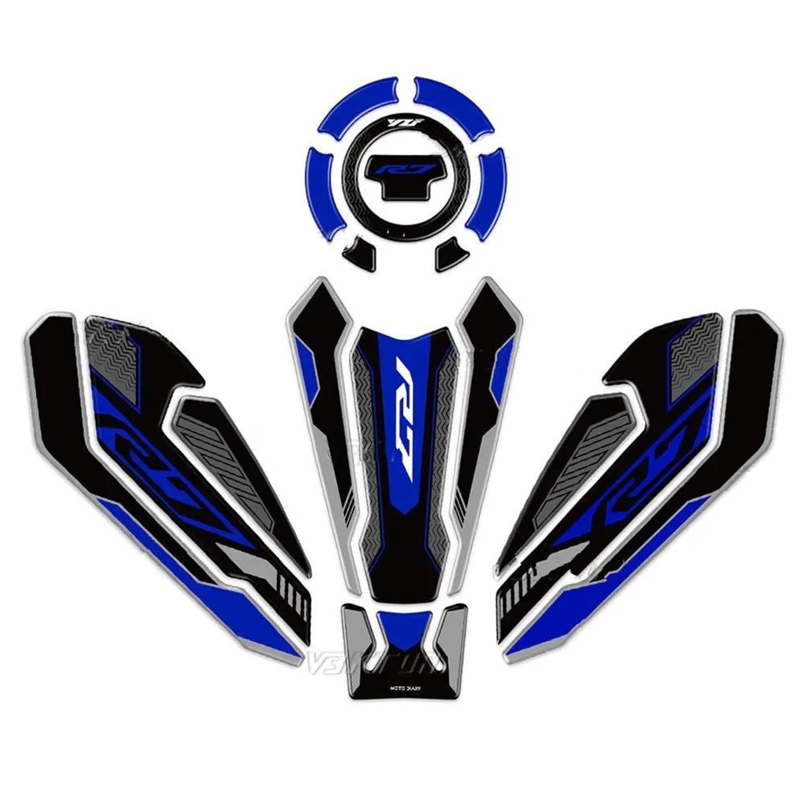 Tank Pad Sticker Motorcycle Fuel Protection Decal for R7 YZF YZFR7 2021-2024 Fairing Sticker