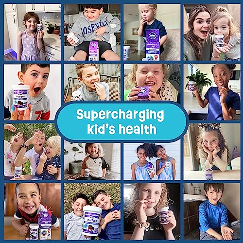 Physician's Choice Probiotics For Kids - 7 Diverse Strains, Organic Prebiotics, Vitamins & Minerals - Clinically Studied L. Rhamnosus Gg - Immune & Digestive Support - No Allergens Or Artificial Dyes #TOP4