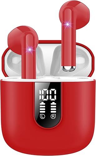 Miniatura 8 de Jesebang Auriculares inalámbricos, auriculares Bluetooth 5.4 HiFi Estéreo, auriculares Bluetooth con micrófono ENC con cancelación de ruido,