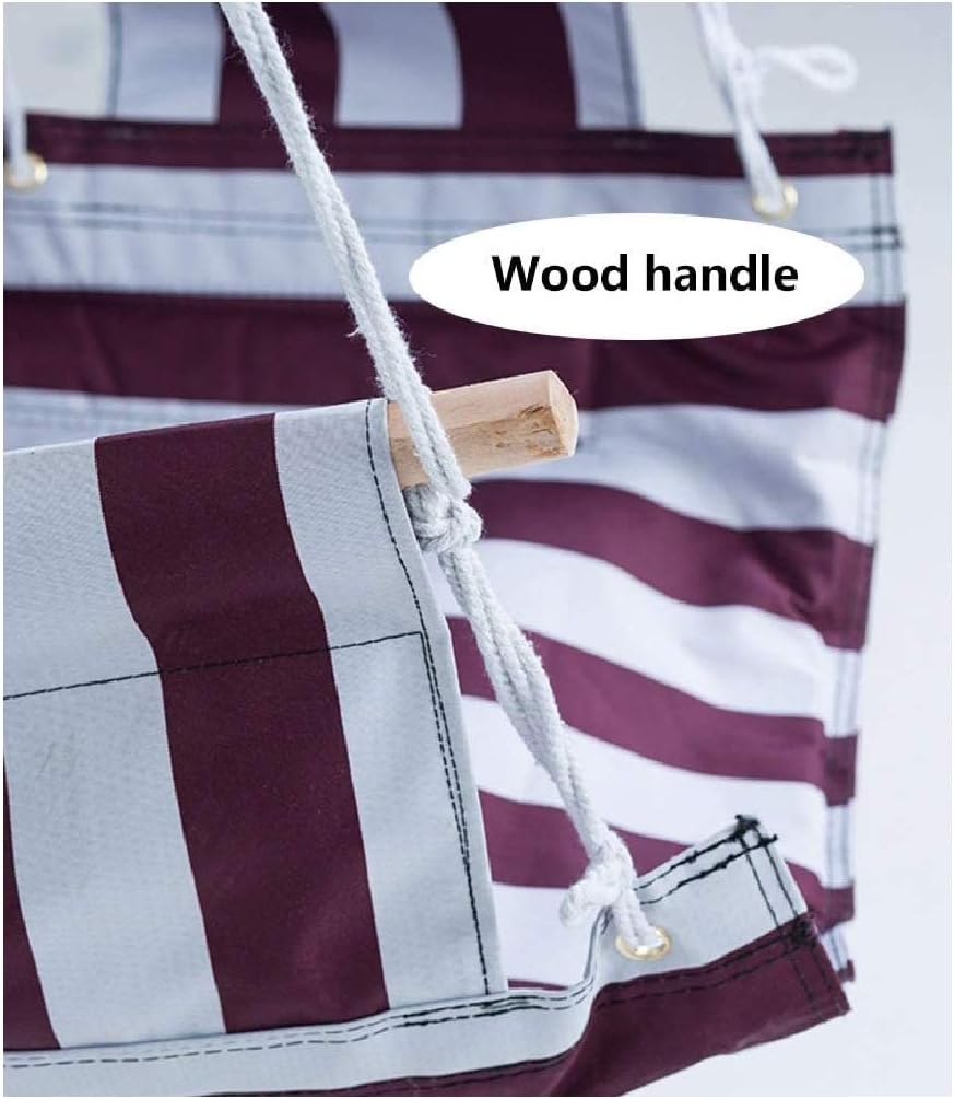 Oxford Cloth Hammock Chair Hanging Rope Swing, Chairs for Kids Room, Yard, Bedroom, Porch, Indoor/Outdoor - 100kg Capacity