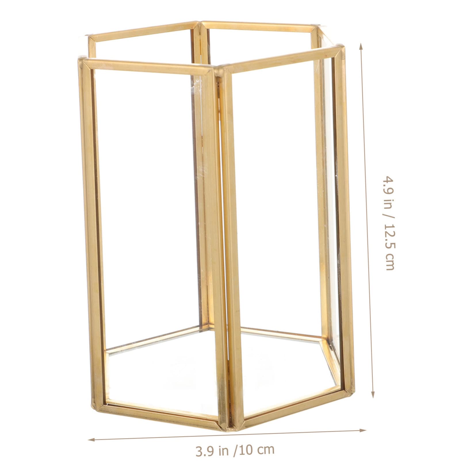 Ipetboom Organizer Trasparente Ampia Capacità Pennelli Trucco per Contenitore Cosmetici in Vetro Resistente, Porta Pennelli e Regalo da Scrivania per Uso Domestico per Donne