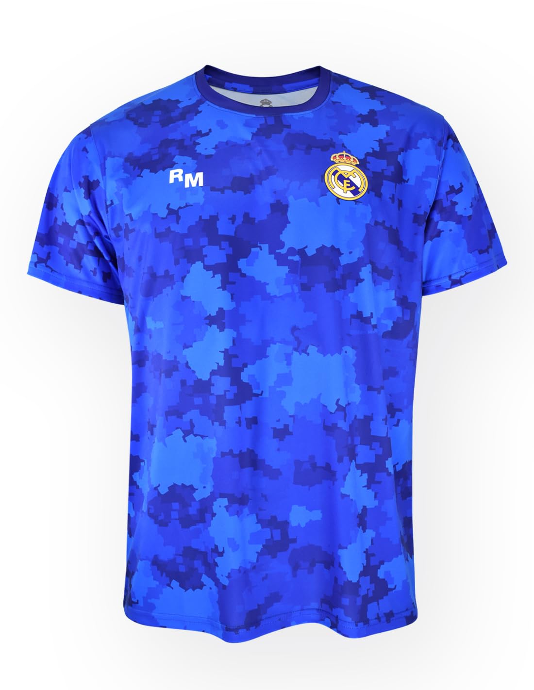 Camiseta Sublimada Azul - Escudo Real Madrid - Official Licensed Product