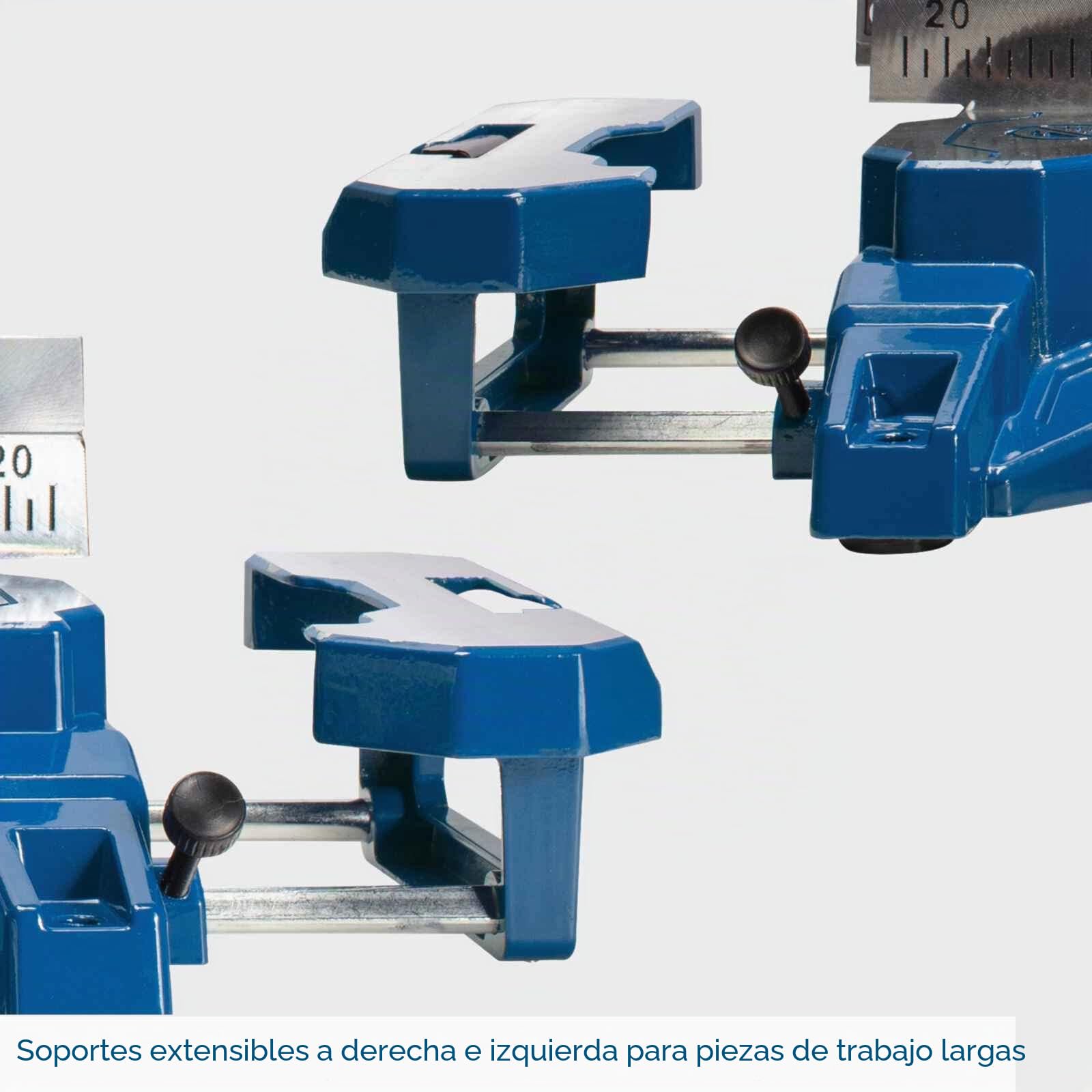 Sierra ingletadora SCHEPPACH HM216SPX (210 mm - 2000 W) + 2 hojas de carburo (24 dientes y 48 dientes)
