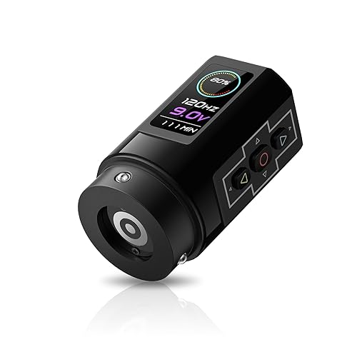 EZ P3 Pro Máquina de tatuaje inalámbrica  6 tiempos 2.0, 2.4, 2.8, 3.3, 3.7, 0.165 in Bluetooth máquina de tatuaje pluma con pantalla digital OLED