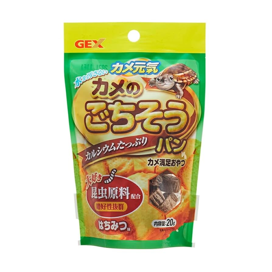 Amazon | ジェックス エキゾテラ カメ元気 カメのごちそうパン
