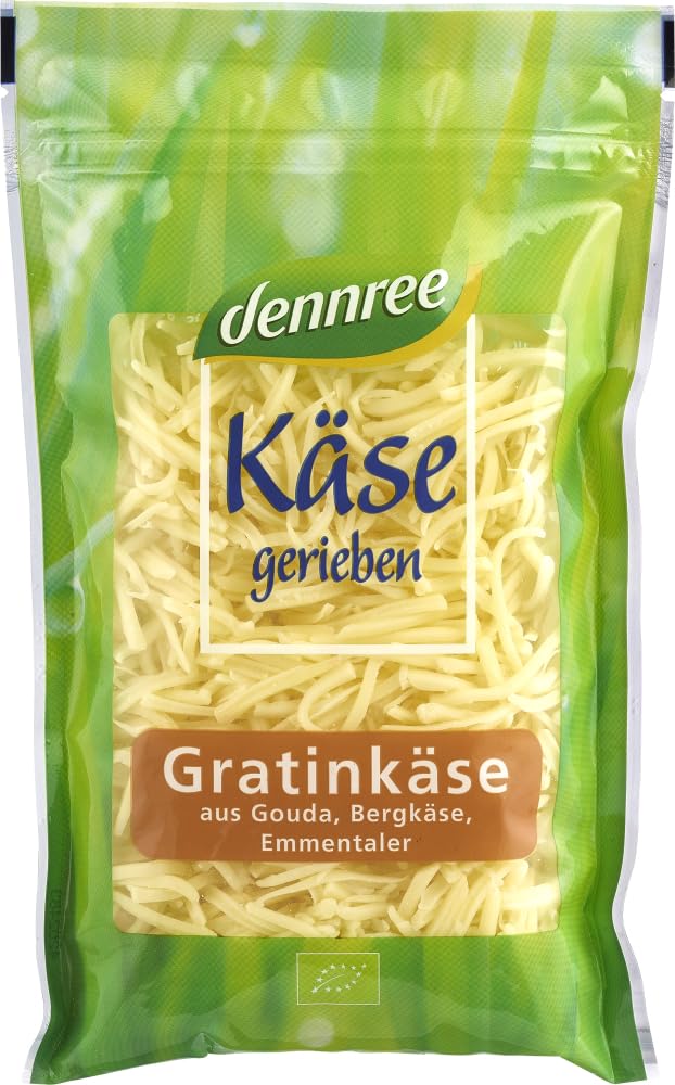 Gratinkäse gerieben, aus Gouda, Bergkäse, Emmentaler 6 x 150 g